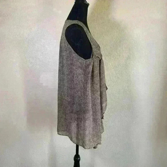 Cabi Vest #365 Sheer Chiffon Sleeveless Tunic Vest Women size M - Picture 5 of 10